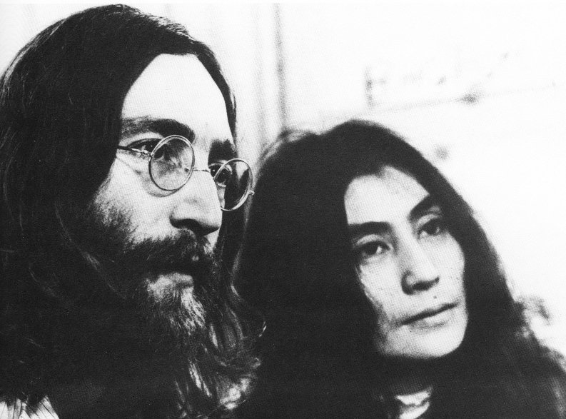 Джон Леннон и Йоко Оно. Фото / John Lennon & Yoko Ono. Photo 