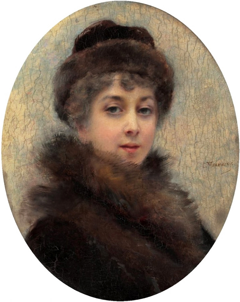 Портрет жены художника Константина Егоровича Маковский